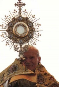 Pope John Paul II and The Sacred Host
